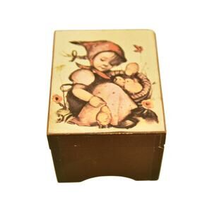 Music Box Japan VTG Chokin Art Collectable gift shabby chic cottage core decor